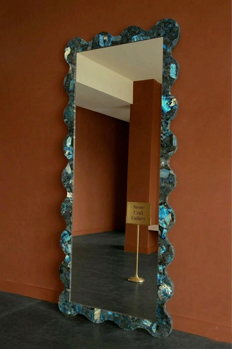 Large blue labradorite - blue,