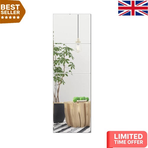 Lightweight 4pcs mirror tiles - 4pcs,